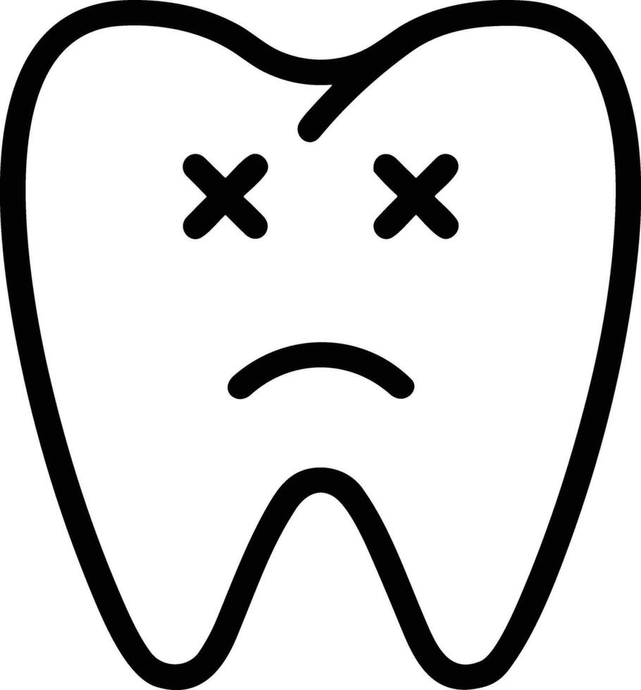 Tooth dentist icon symbol image vector. Illustration of the dental medicine symbol design graphic image vector