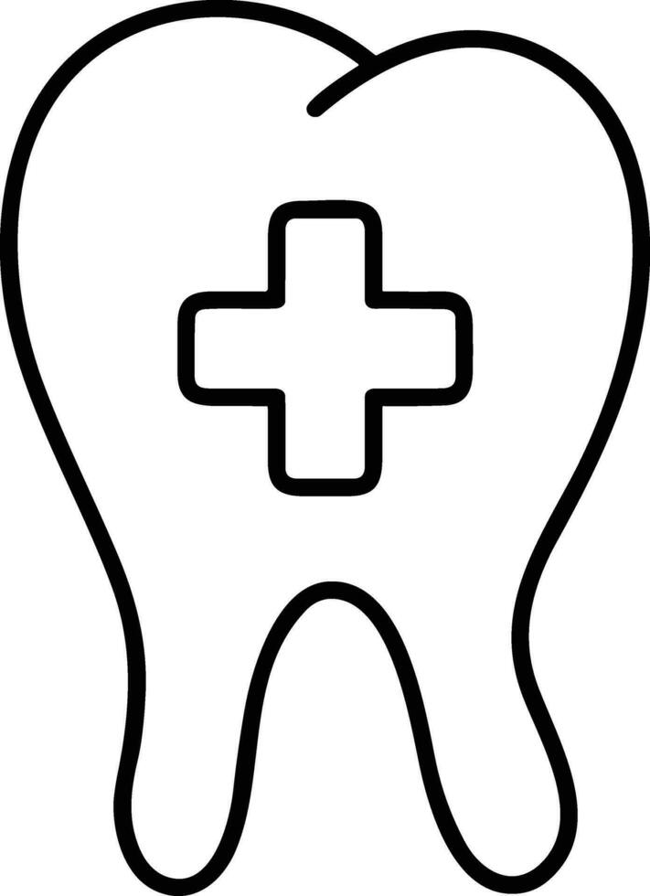 diente dentista icono símbolo imagen vector. ilustración de el dental medicina símbolo diseño gráfico imagen vector