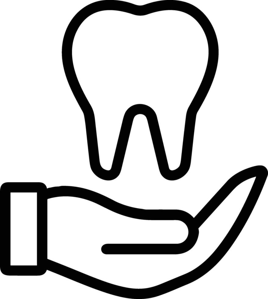 diente dentista icono símbolo imagen vector. ilustración de el dental medicina símbolo diseño gráfico imagen vector