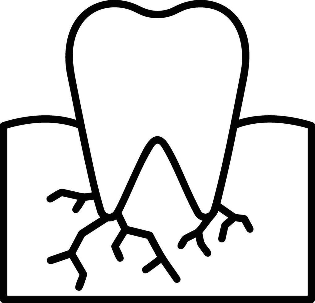 diente dentista icono símbolo imagen vector. ilustración de el dental medicina símbolo diseño gráfico imagen vector