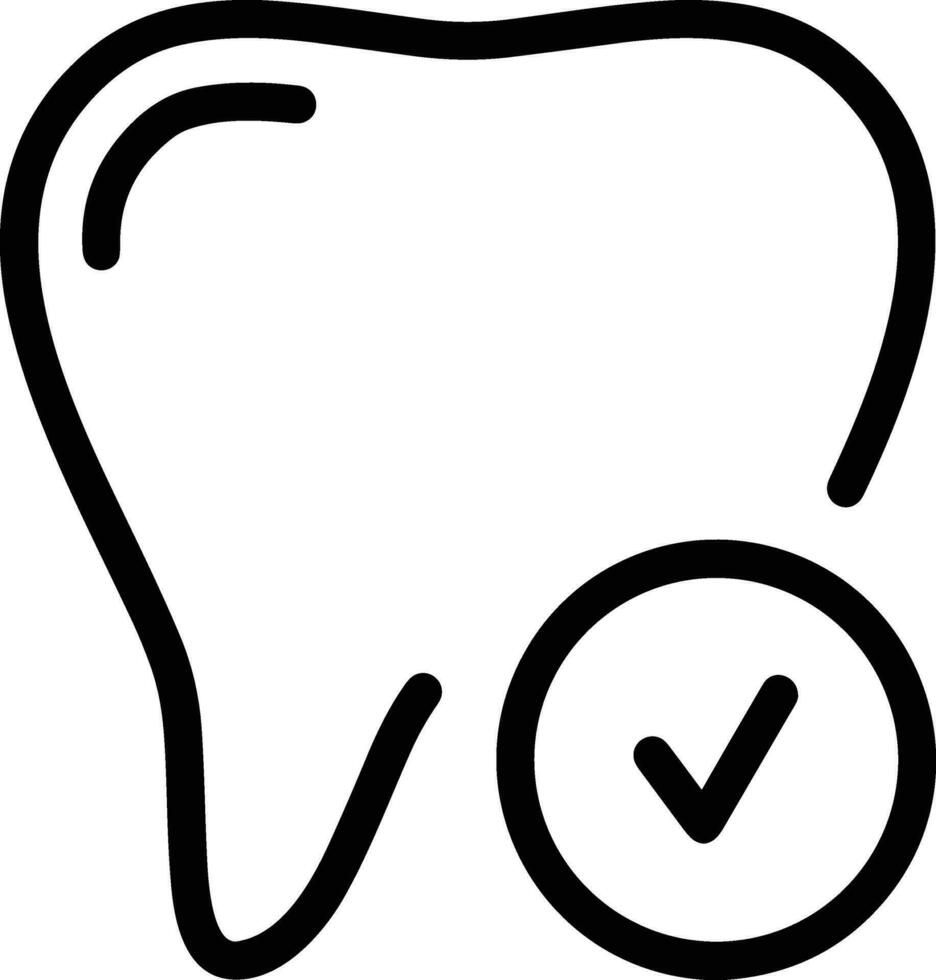 diente dentista icono símbolo imagen vector. ilustración de el dental medicina símbolo diseño gráfico imagen vector