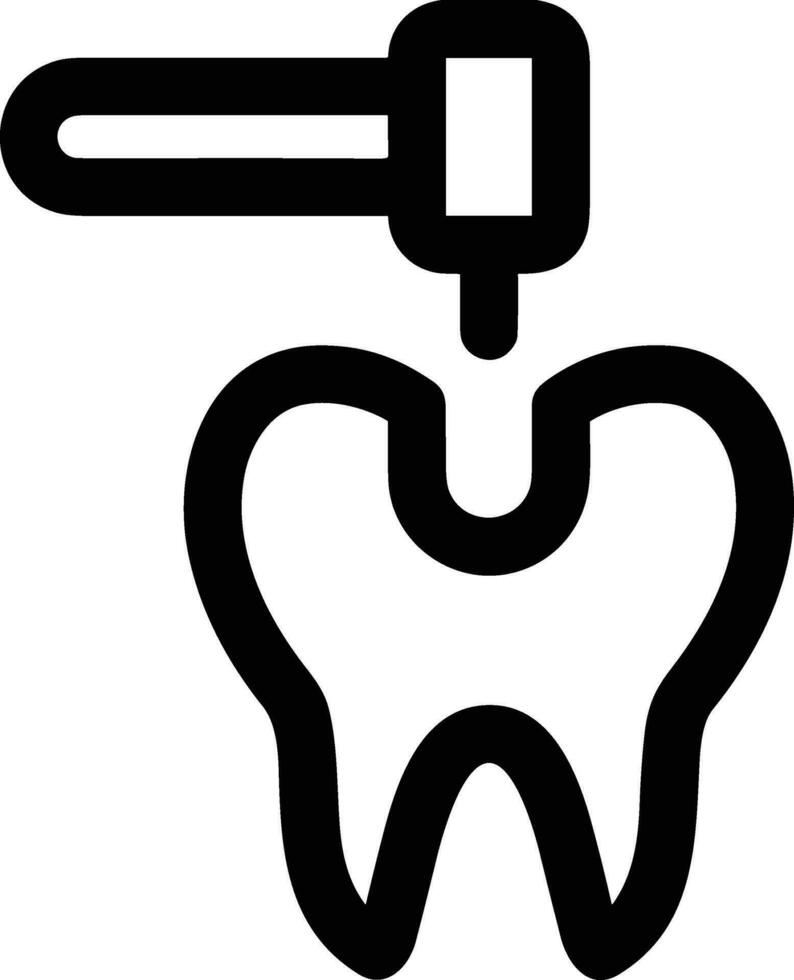 diente dentista icono símbolo imagen vector. ilustración de el dental medicina símbolo diseño gráfico imagen vector