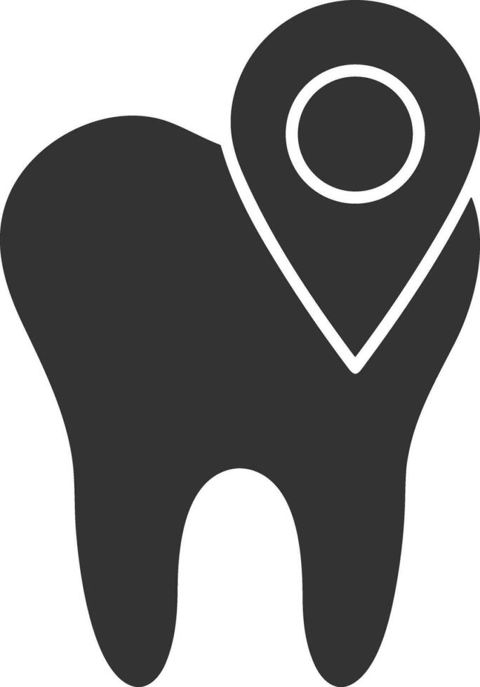 diente dentista icono símbolo imagen vector. ilustración de el dental medicina símbolo diseño gráfico imagen vector