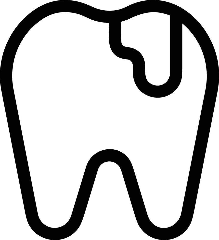 diente dentista icono símbolo imagen vector. ilustración de el dental medicina símbolo diseño gráfico imagen vector