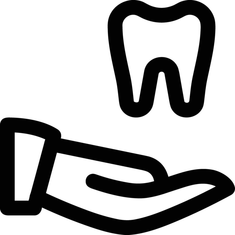 diente dentista icono símbolo imagen vector. ilustración de el dental medicina símbolo diseño gráfico imagen vector