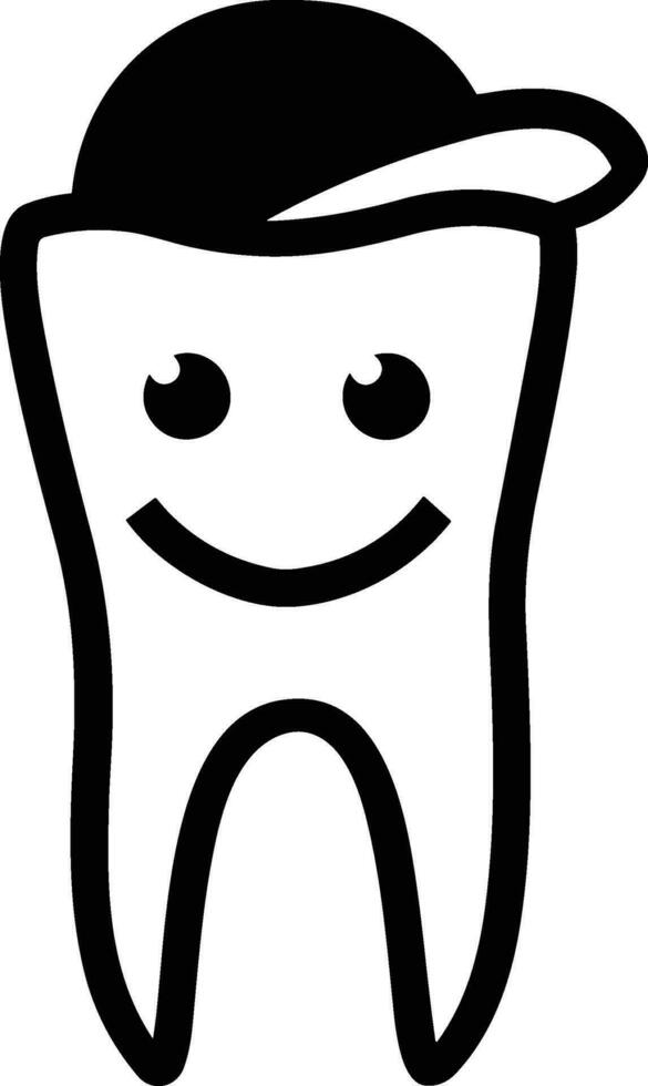 diente dentista icono símbolo imagen vector. ilustración de el dental medicina símbolo diseño gráfico imagen vector