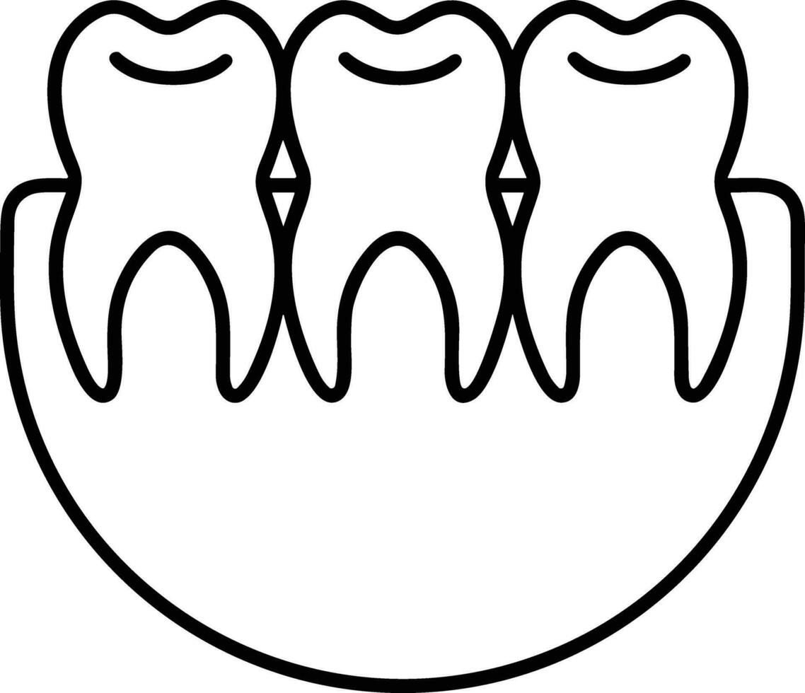Tooth dentist icon symbol image vector. Illustration of the dental medicine symbol design graphic image vector