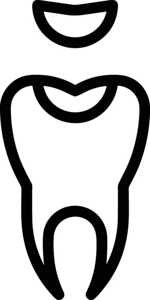 diente dentista icono símbolo imagen vector. ilustración de el dental medicina símbolo diseño gráfico imagen vector