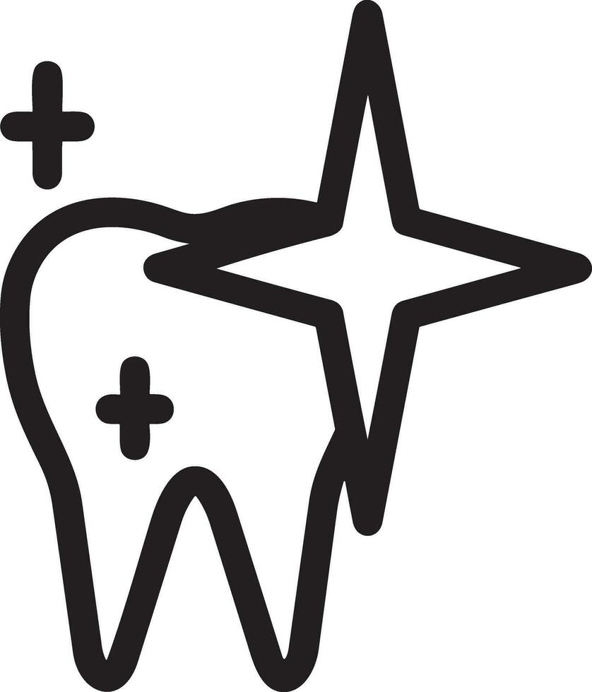 diente dentista icono símbolo imagen vector. ilustración de el dental medicina símbolo diseño gráfico imagen vector
