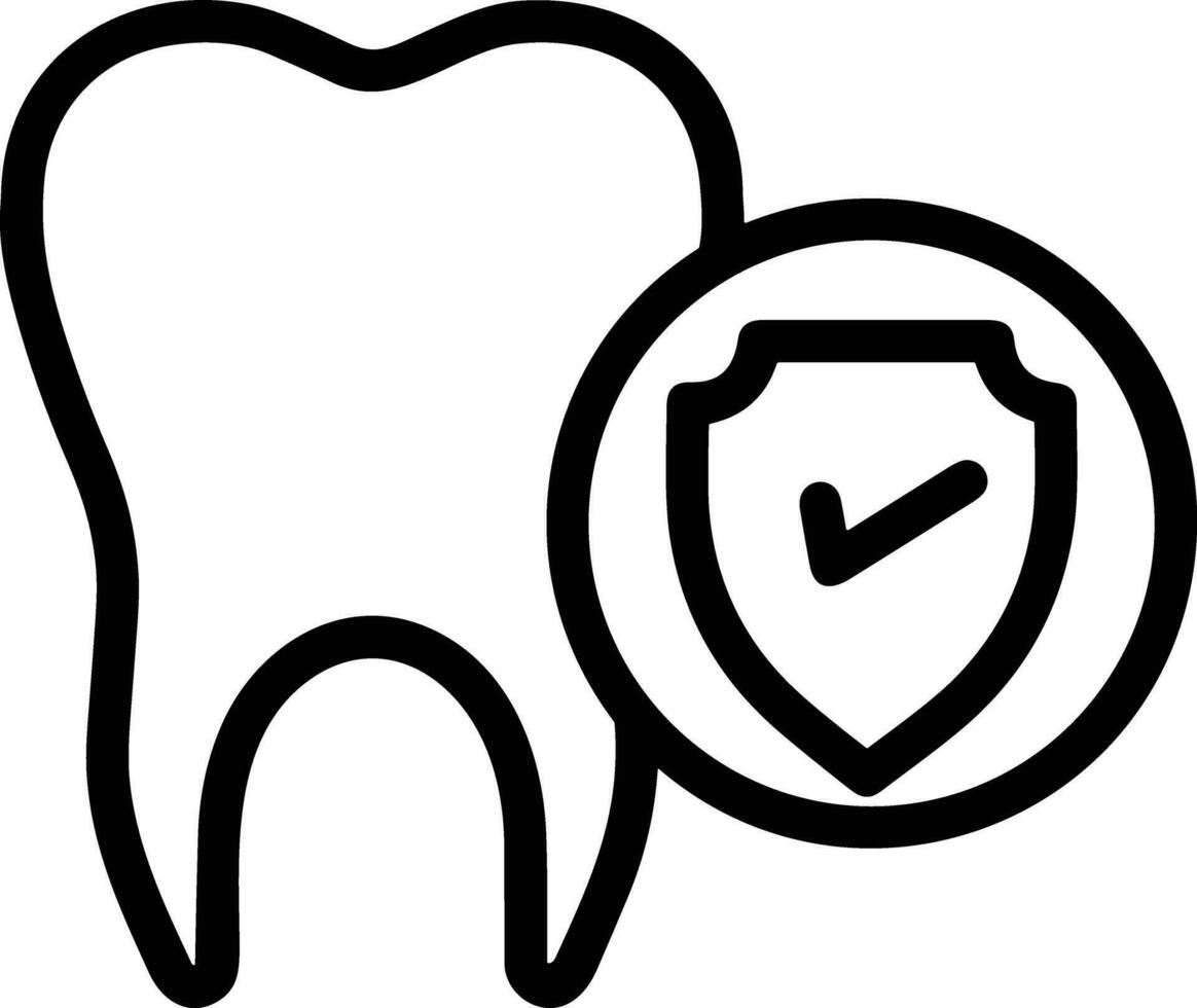 diente dentista icono símbolo imagen vector. ilustración de el dental medicina símbolo diseño gráfico imagen vector