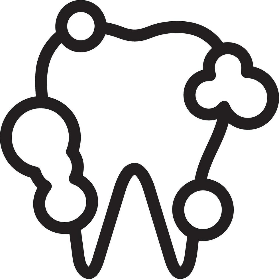 diente dentista icono símbolo imagen vector. ilustración de el dental medicina símbolo diseño gráfico imagen vector