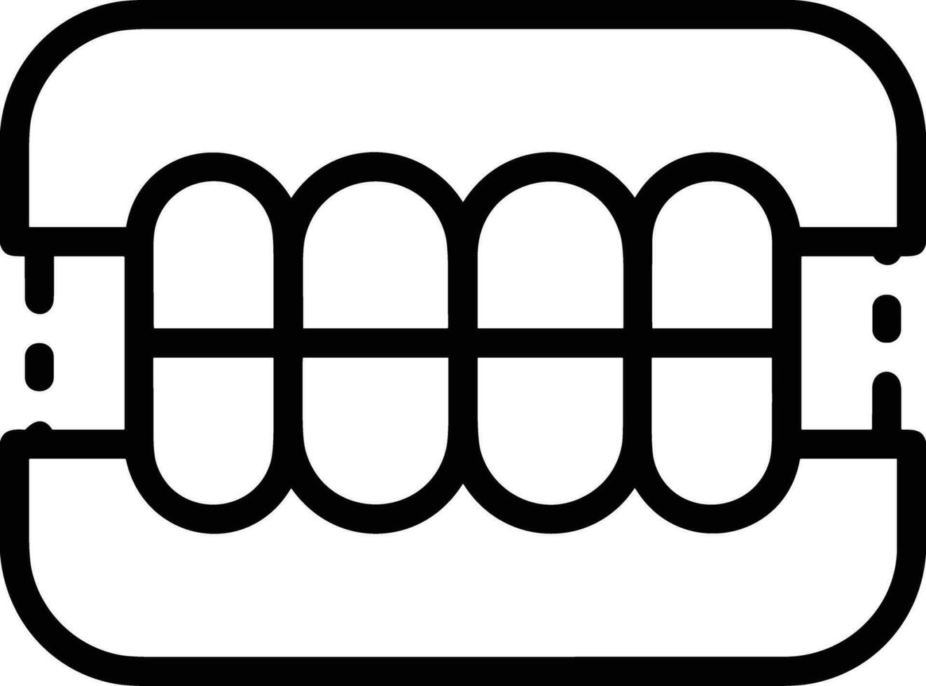 Tooth dentist icon symbol image vector. Illustration of the dental medicine symbol design graphic image vector