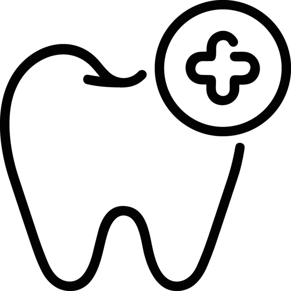 diente dentista icono símbolo imagen vector. ilustración de el dental medicina símbolo diseño gráfico imagen vector