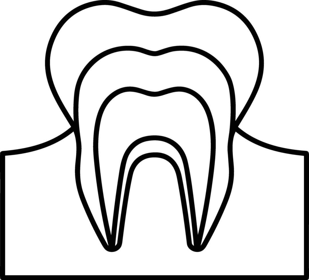 Tooth dentist icon symbol image vector. Illustration of the dental medicine symbol design graphic image vector