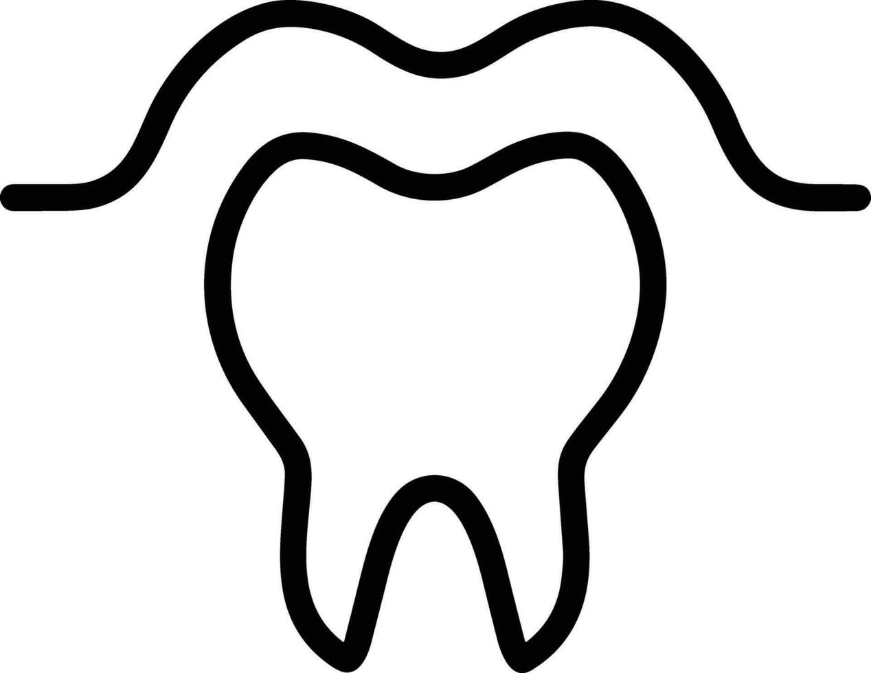 Tooth dentist icon symbol image vector. Illustration of the dental medicine symbol design graphic image vector