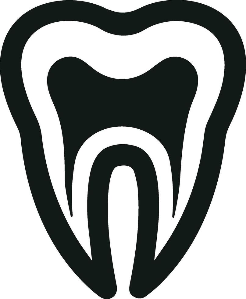 diente dentista icono símbolo imagen vector. ilustración de el dental medicina símbolo diseño gráfico imagen vector