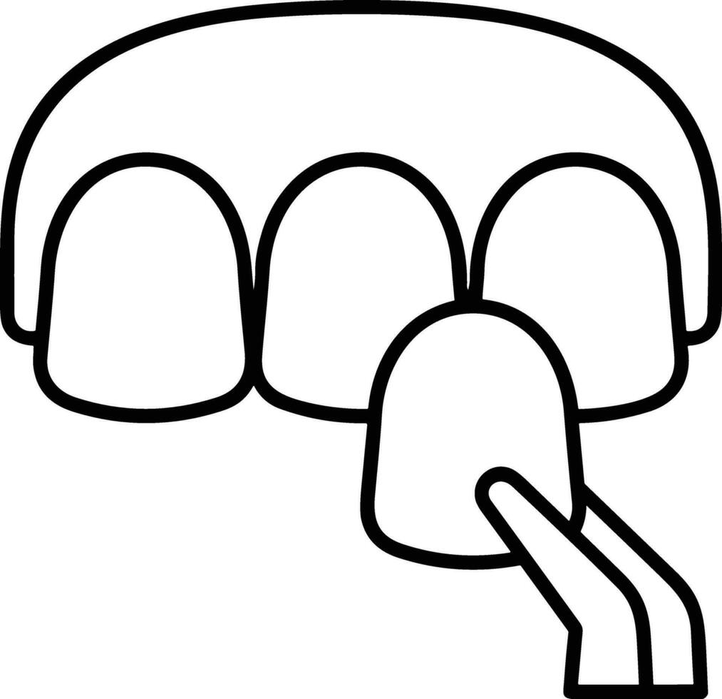 Tooth dentist icon symbol image vector. Illustration of the dental medicine symbol design graphic image vector