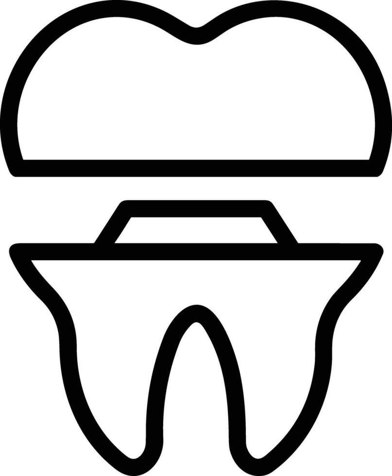 diente dentista icono símbolo imagen vector. ilustración de el dental medicina símbolo diseño gráfico imagen vector