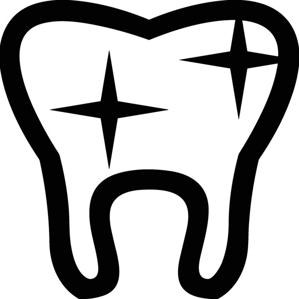 diente dentista icono símbolo imagen vector. ilustración de el dental medicina símbolo diseño gráfico imagen vector