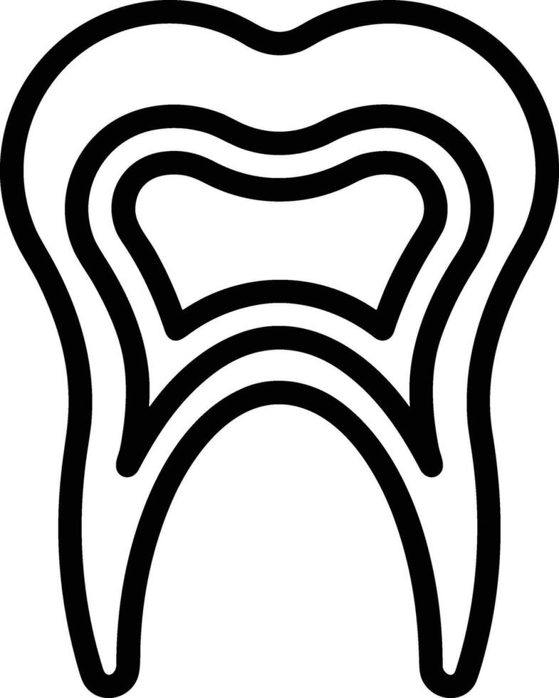 diente dentista icono símbolo imagen vector. ilustración de el dental medicina símbolo diseño gráfico imagen vector