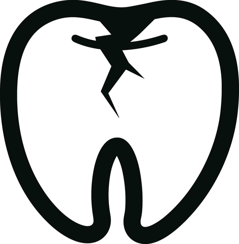 Tooth dentist icon symbol image vector. Illustration of the dental medicine symbol design graphic image vector