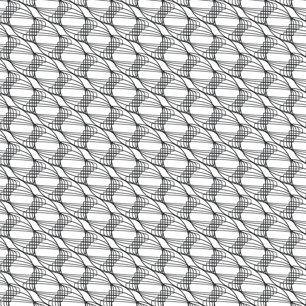 Floral lines pattern abstract style vector