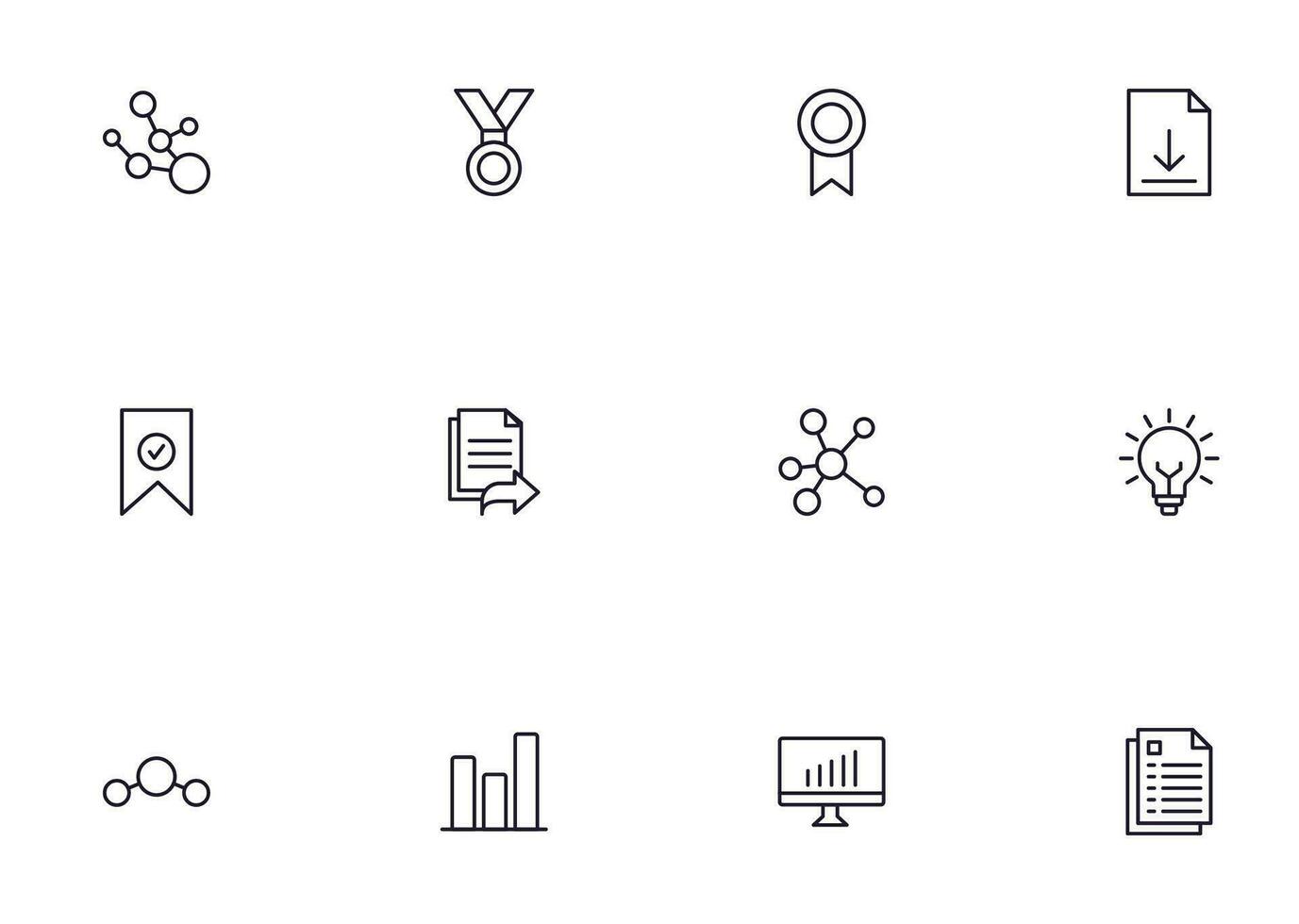 Education line icon set. Collection of high quality signs for web design, mobile app , UI design and etc. Outline icon of education, school, university, learning. vector