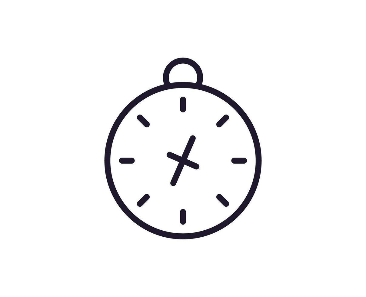 Camping line icon on white background vector