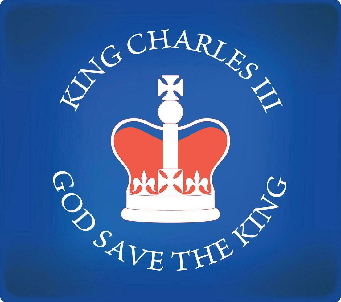 King Charles 3 coronation vector