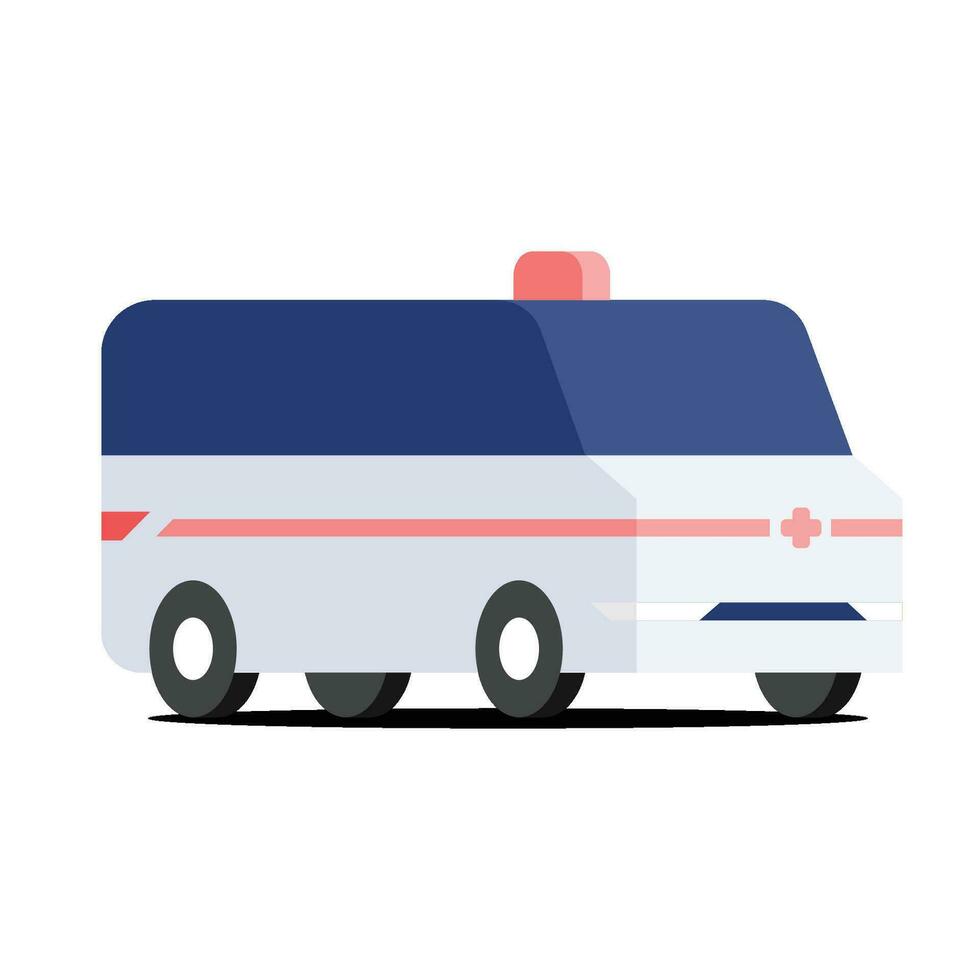 Public Emergency Vehicle ambulance vector