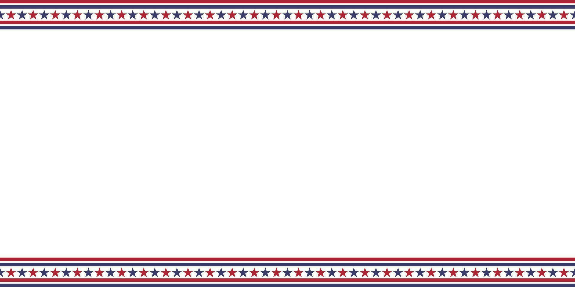 usa flag frame with copy space for text or design vector