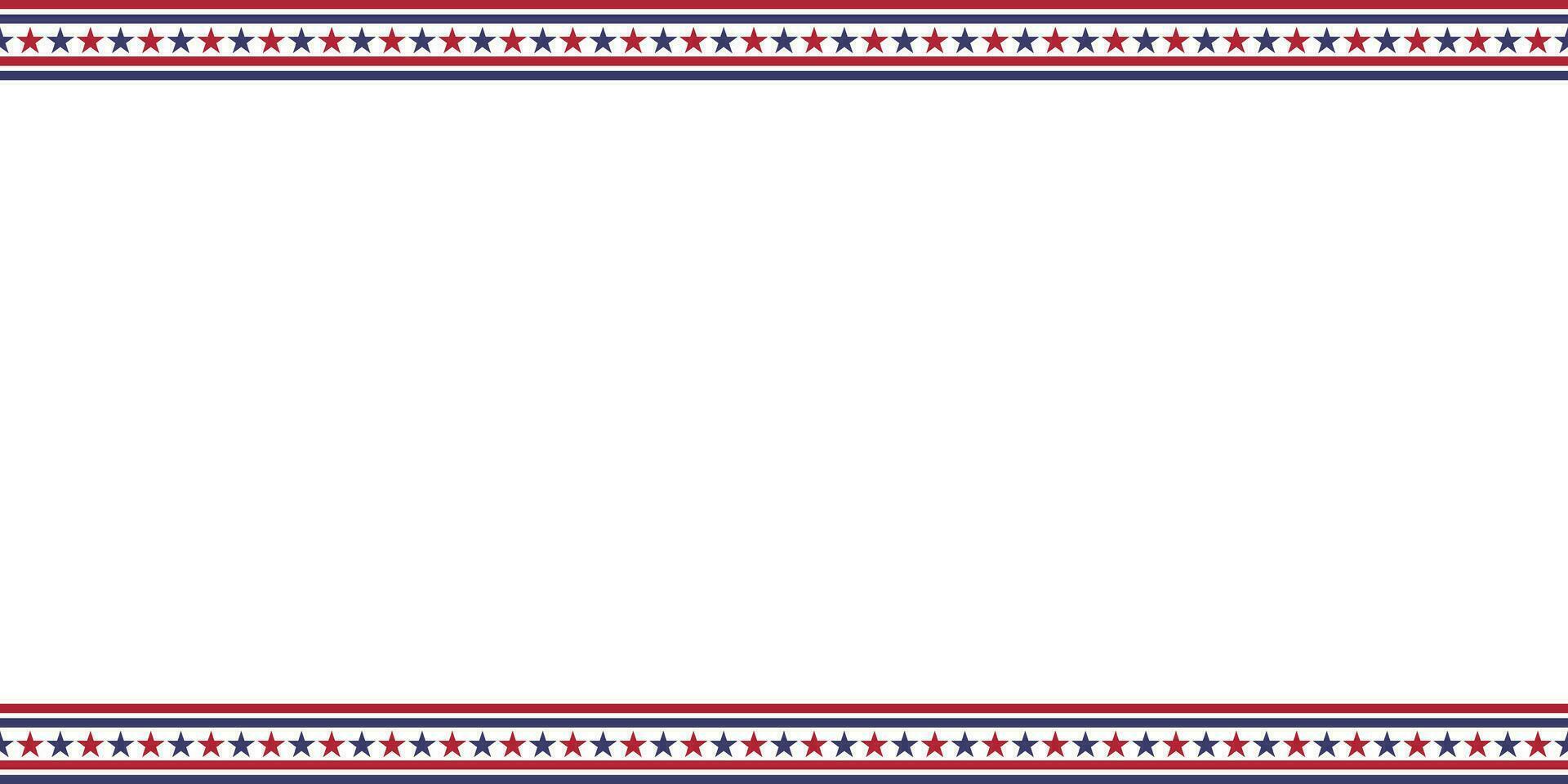 usa flag frame with copy space for text or design vector