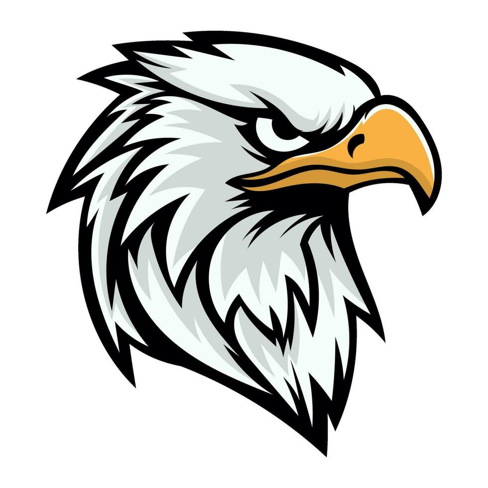 eagle mascot vector logo