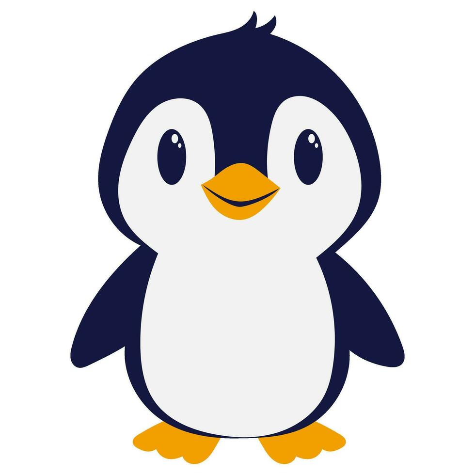 cute penguin vector illustration