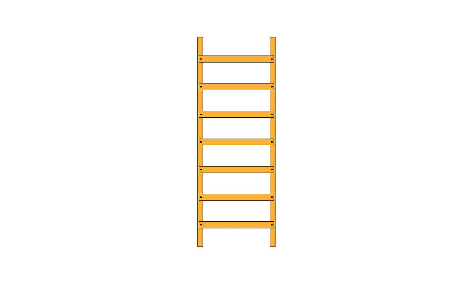 ladder vector design isolated on white background