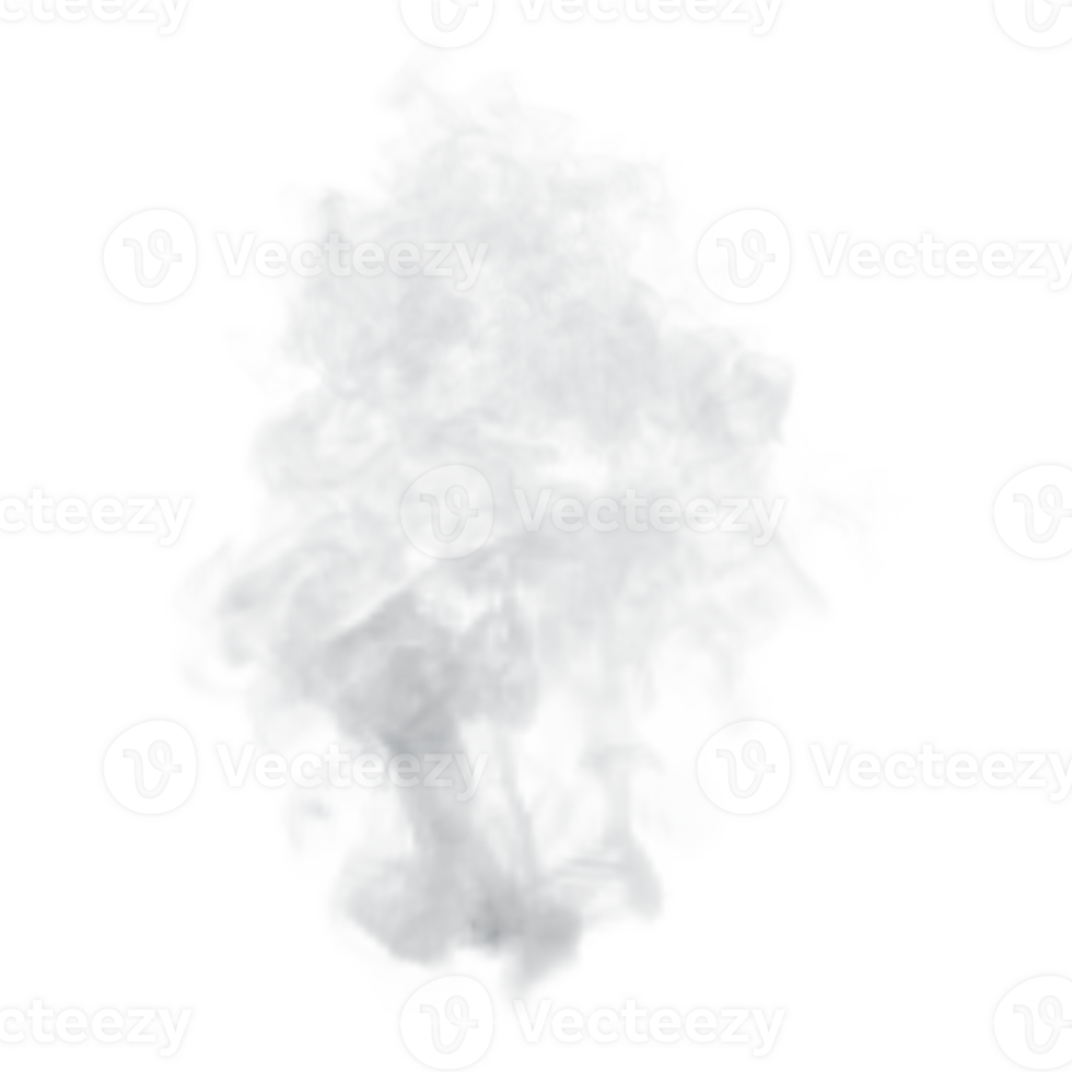 Weiß natürlich Dampf Rauch auf transparent Hintergrund abstrakt mit Wellen Strudel Welle Bewegung benutzt im Overlay im Verschmutzung Dampf trocken Eis heiß Wasser Rauch png