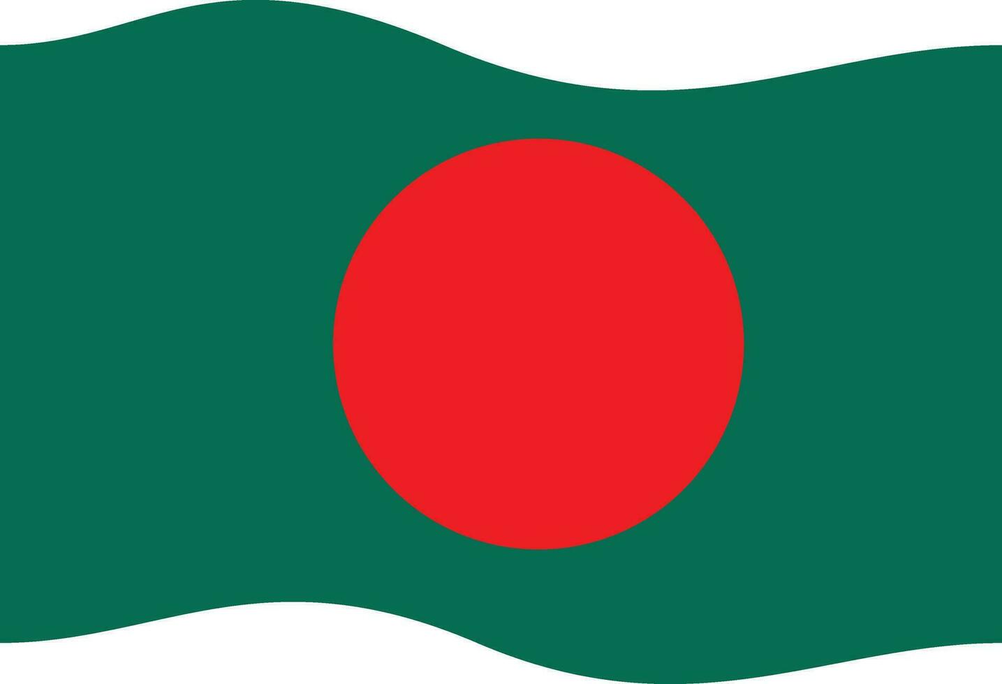 Bangladesh Flag Illustration Vector, BD Flag Vector