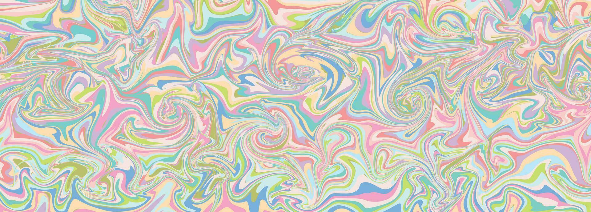 Groovy hippie Liquid marble texture.Wavy marble psychedelic swirl.Y2k aesthetic.Groovy hippie Liquid marble texture posters.Trendy 70s retro psychedelic style vector
