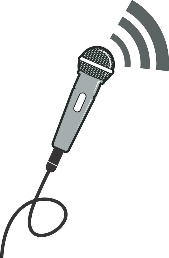 Podcast Logo Icon Design Vector