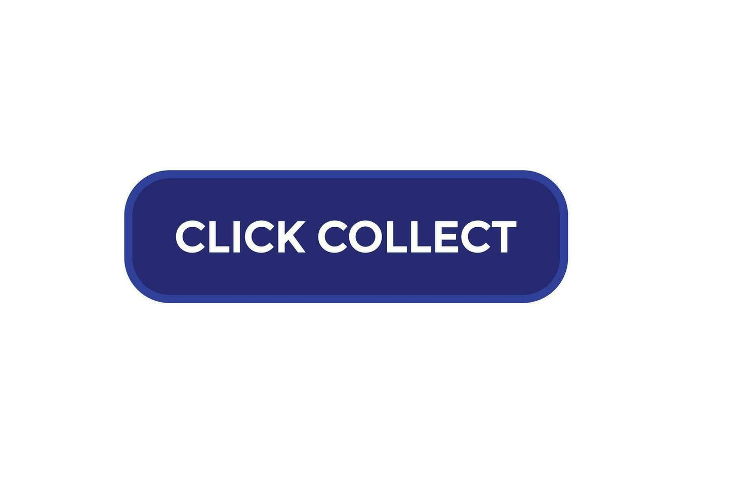 new click collect modern, website, click button, level, sign, speech, bubble  banner, vector