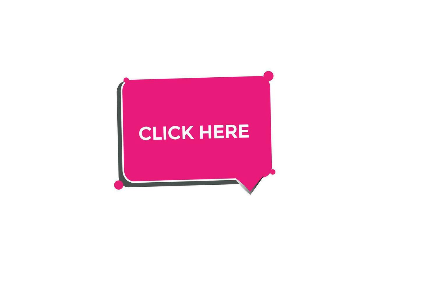 new click here modern, website, click button, level, sign, speech, bubble  banner, vector