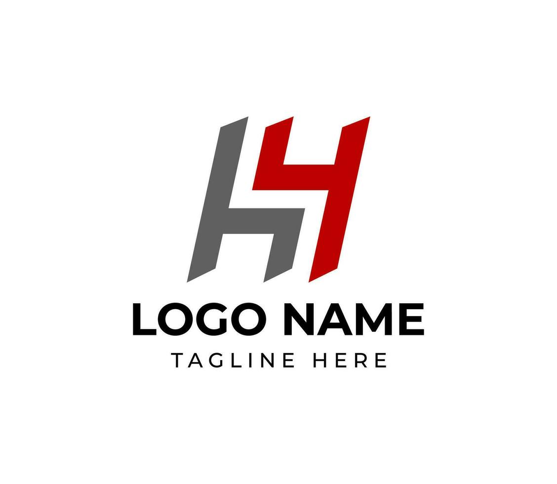 Monogram letter HY with modern monoline style logo design template vector