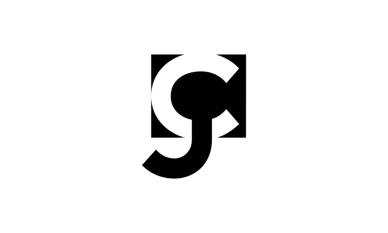 letra cj logo diseño. inicial letra cj logo en pizca antecedentes. gratis vector
