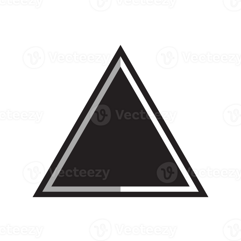 Shield triangle badge elements png