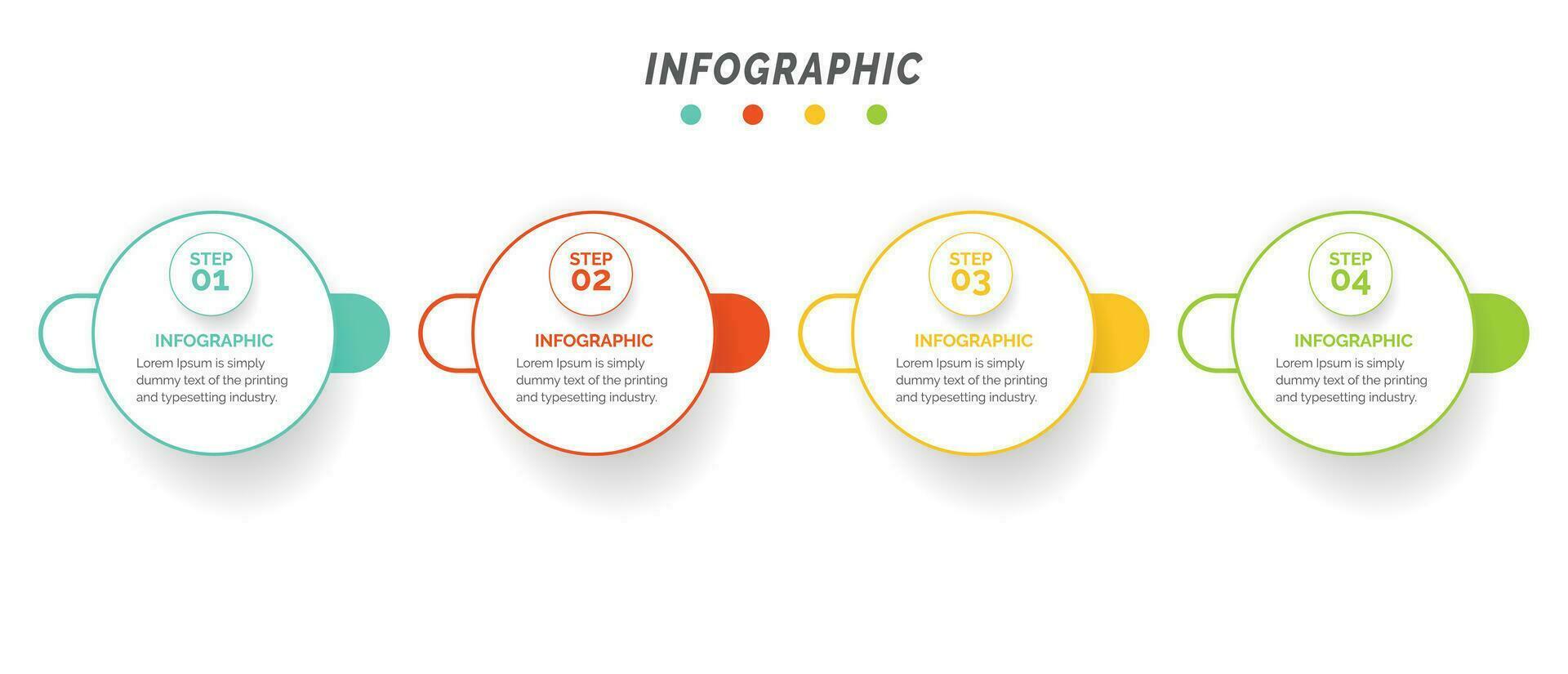 Business data visualization. Process chart. Abstract elements of graph, diagram with 4 steps, options, parts, or processes. Vector business template infographic, design, vector,2,3,4,5,6,