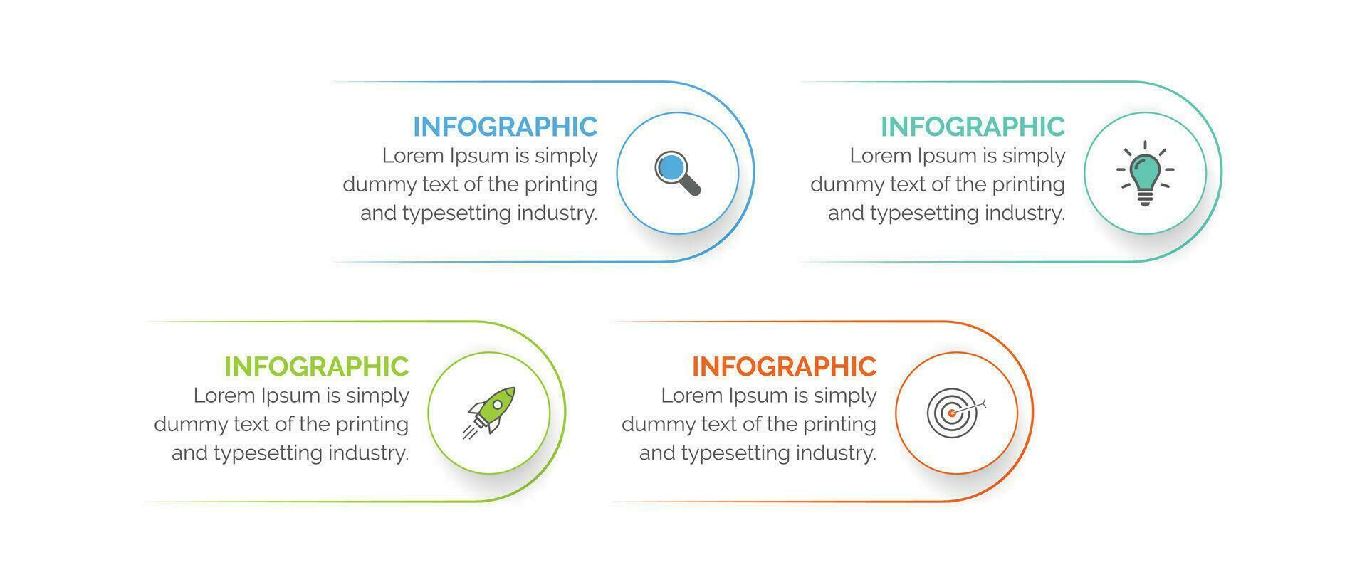 Business data visualization. Process chart. Abstract elements of graph, diagram with 4 steps, options, parts, or processes. Vector business template infographic, design, vector,2,3,4,5,6,