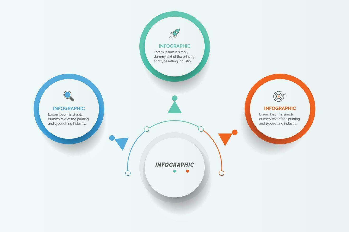 visualización de datos comerciales. diagrama del proceso. elementos abstractos de gráfico, diagrama con 4 pasos, opciones, partes o procesos. infografía de plantilla de negocio vectorial, diseño, vector, 2,3,4,5,6, vector