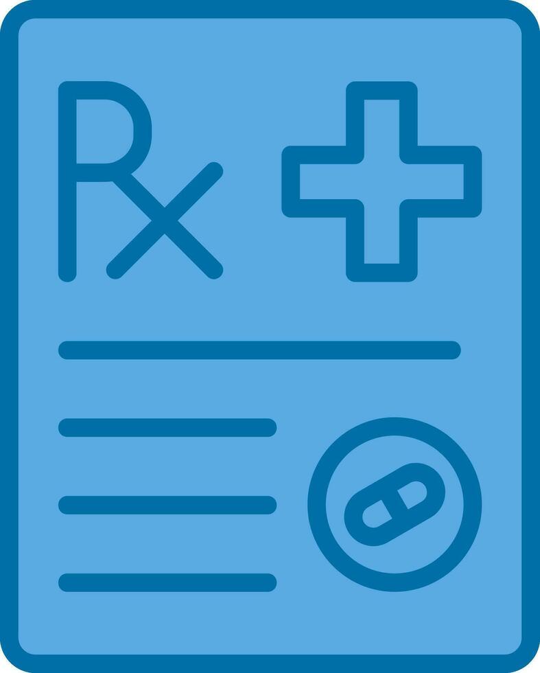 Prescription Vector Icon Design