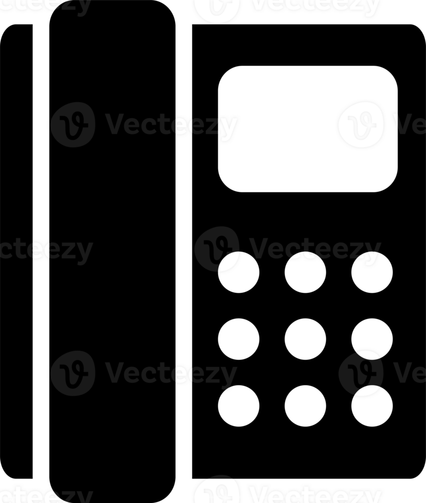 Home phone telephone icon flat style symbol for graphic design, Web site, social media, UI, mobile app png
