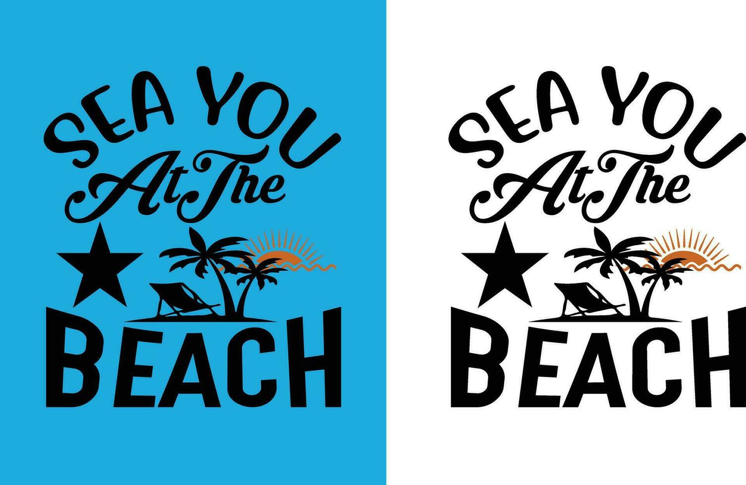 summer t shirt design vector